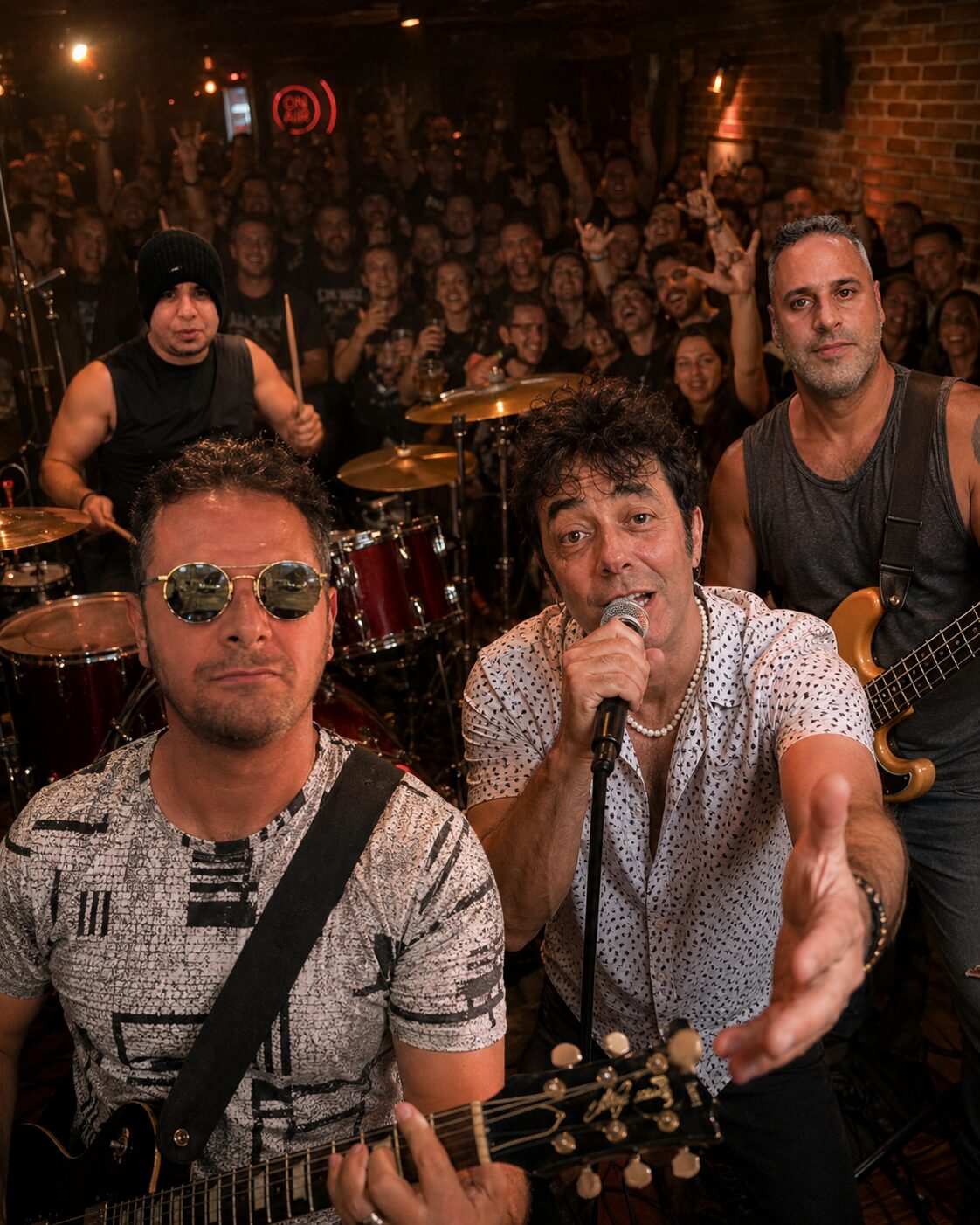 Integrantes da banda HITBOX, banda de pop rock em Belo Horizonte